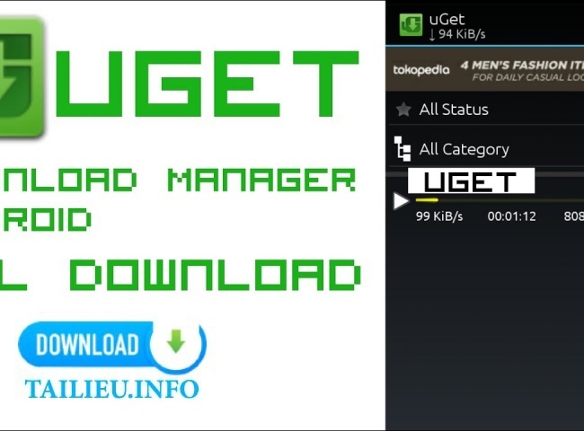 Phần mềm uGet download miễn phí