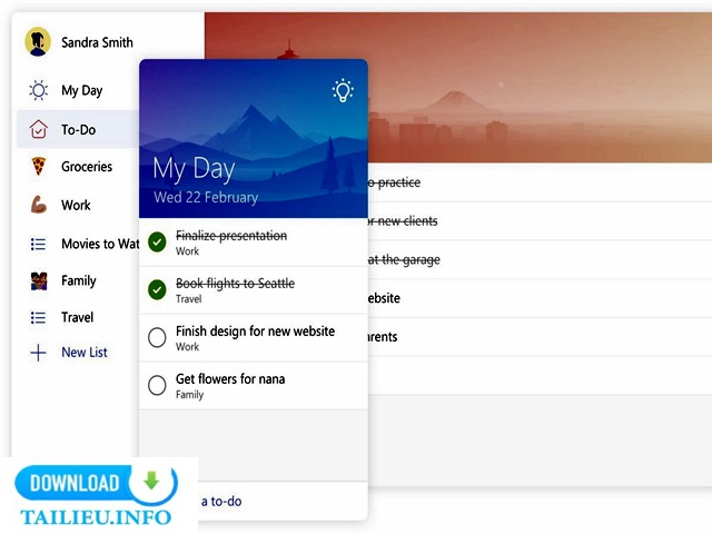 Giới thiệu phần mềm Wunderlist
