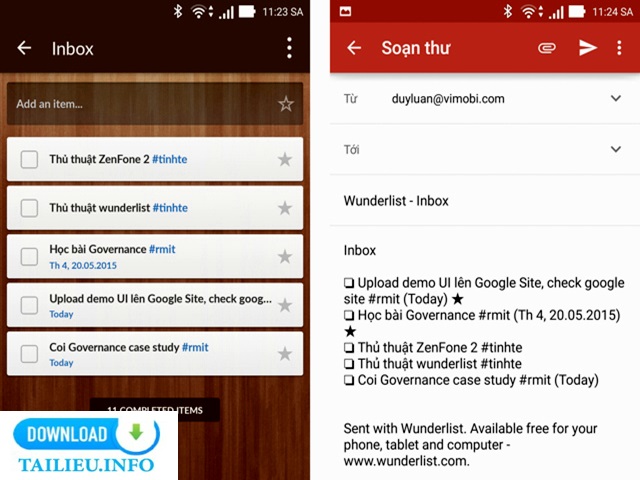 Ưu điểm phần mềm Wunderlist 5