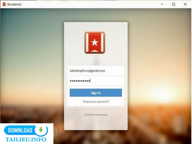 Hướng dẫn sử dụng phần mềm Wunderlist 7